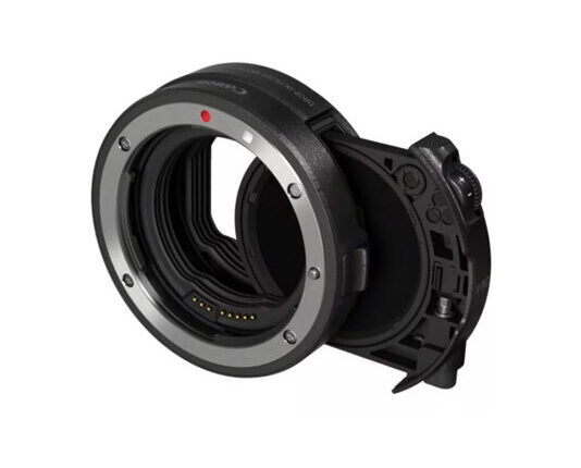 Canon EF-EOS R mit variablem ND-Filter