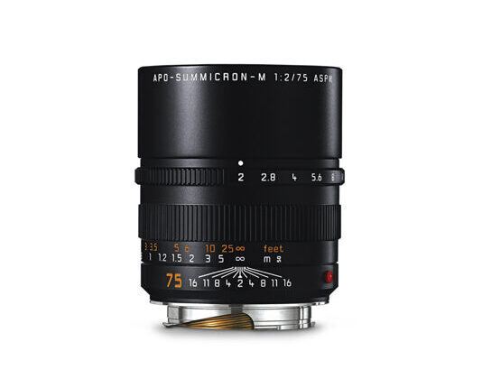 Leica APO-Summicron-M 75mm F2.0 ASPH. schwarz eloxiert
