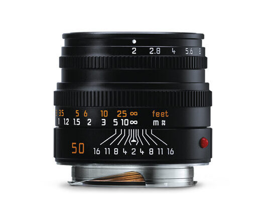 Leica Summicron-M 50mm F2.0 schwarz eloxiert